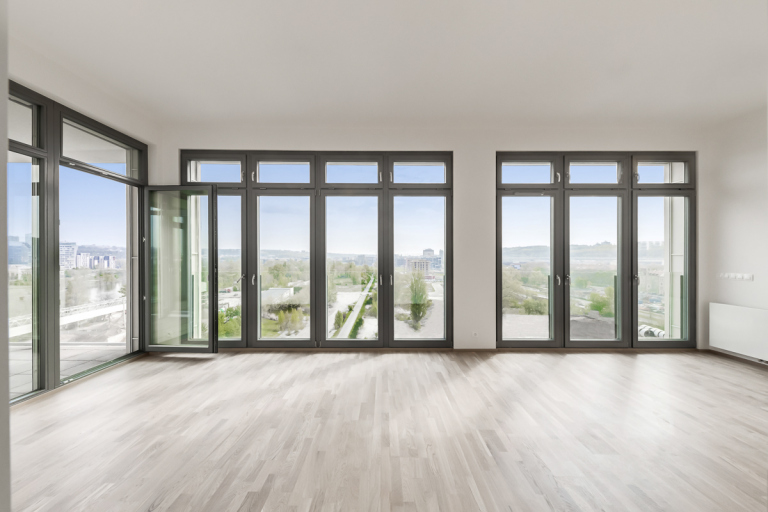 Světlé byty v nově postaveném projektu Port Karolína, Praha 8 - Karlín