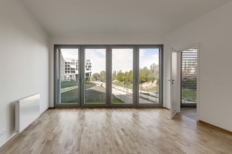 Světlý byt 3+kk v projektu Port Karolína, Praha 8 - Karlín