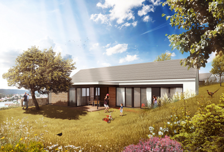 Vily v rezidenčním projektu, Ochoz u Brna - Jihomoravský kraj