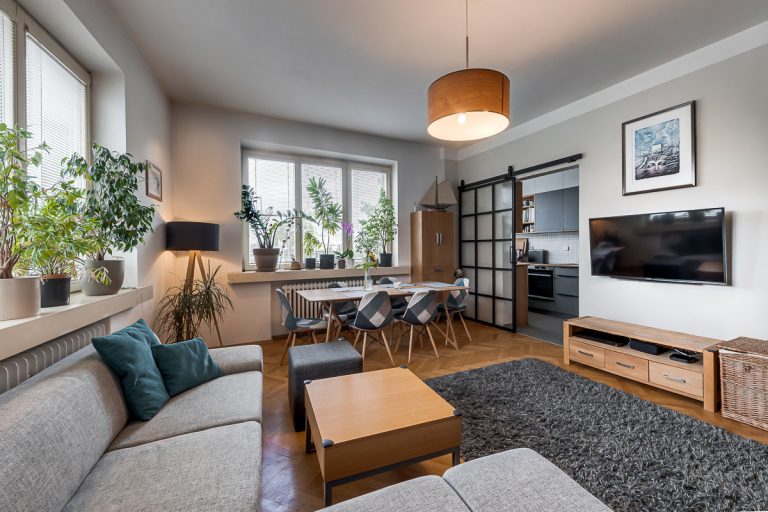 Stylový byt 4+kk v blízkosti parku Stromovka, Praha 7 - Holešovice