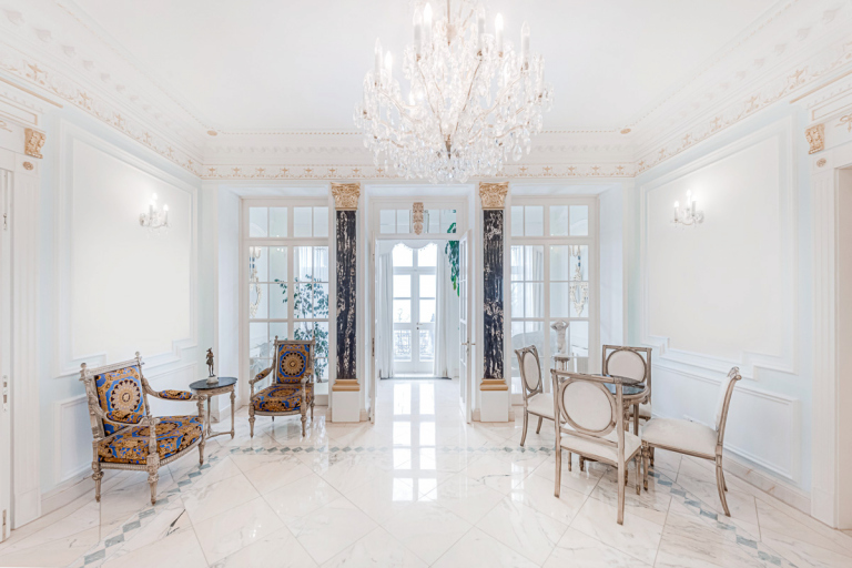 Historic villa Lützow in the original Empire style, Karlovy Vary