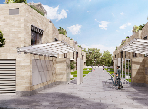 Sale - Generous family house in a private residence, Prague 4 - Libuš