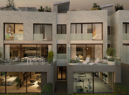 Sale - Generous family house in a private residence, Prague 4 - Libuš