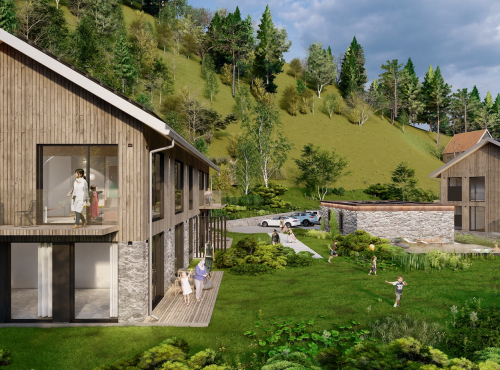 Sale - Exclusive apartments in a residential project, Beskydy - Ostravice