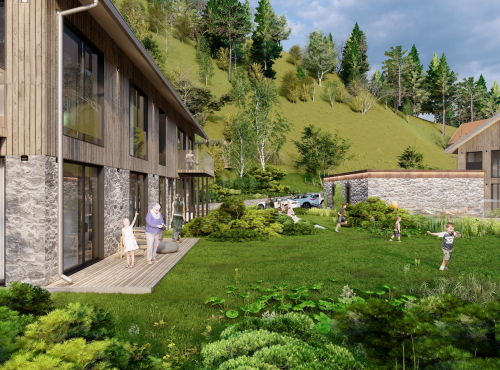 Sale - Exclusive apartments in a residential project, Beskydy - Ostravice