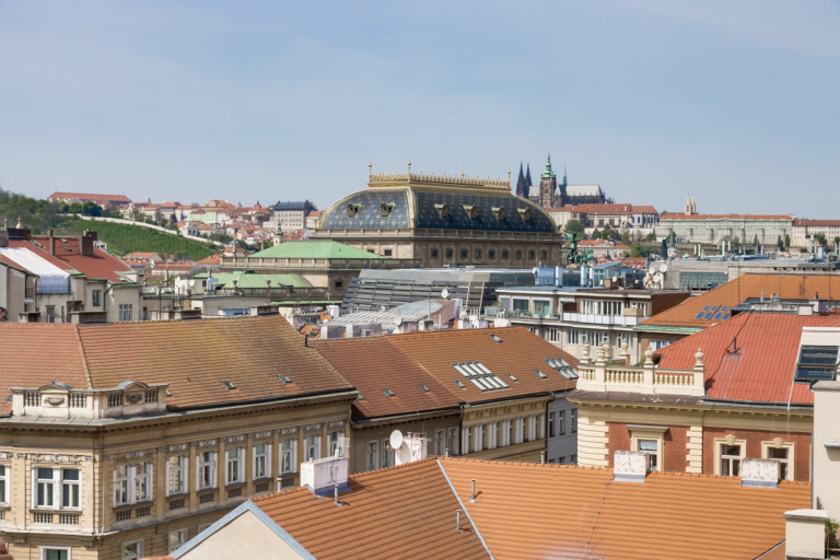 Podkrovní byt 3+kk s terasou, Praha 1 - Nové Město