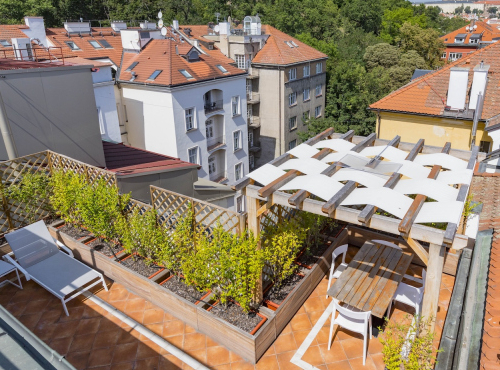 Pronájem - Velkorysý mezonetový byt 5+1, Praha 5 - Malá Strana