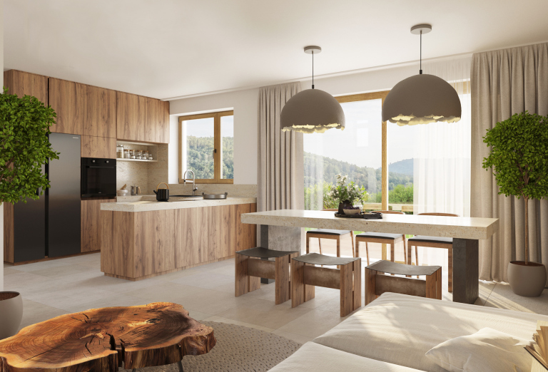 Designové rekreační domy a apartmány v projektu, Slapy - Nová Živohošť