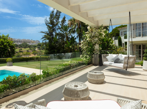 Zahraniční nemovitosti - Vila ve středomořském stylu v Aloha Club de Golf,  Španělsko -  Marbella