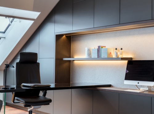 Pronájem - Moderní penthouse 4+kk s terasami, Praha 2 - Vinohrady