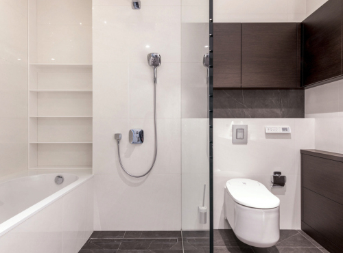 Pronájem - Moderní penthouse 4+kk s terasami, Praha 2 - Vinohrady