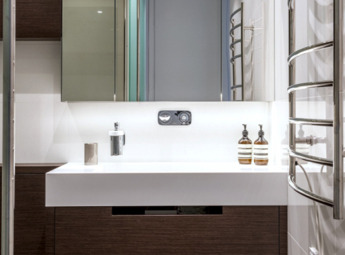 Pronájem - Moderní penthouse 4+kk s terasami, Praha 2 - Vinohrady