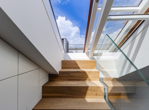 Pronájem - Moderní penthouse 4+kk s terasami, Praha 2 - Vinohrady