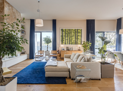 Sale - Exclusive townhouse apartment with swimming pool, Prague 7 - Holešovice