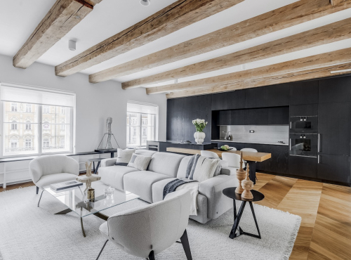 Sale - Design 3+kk apartment, Prague 8 - Karlín