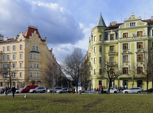 Pronájem - Světlý 3+kk byt, Praha 3 - Vinohrady