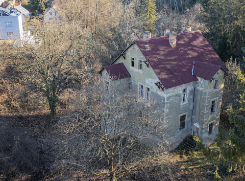 Sale - Building  plot with villa, Tiché Údolí - Roztoky u Prahy