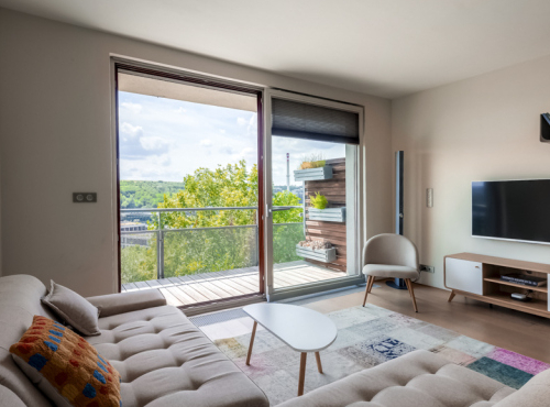 Modern apartment 3+kk with terrace, Prague 5 - Smichov