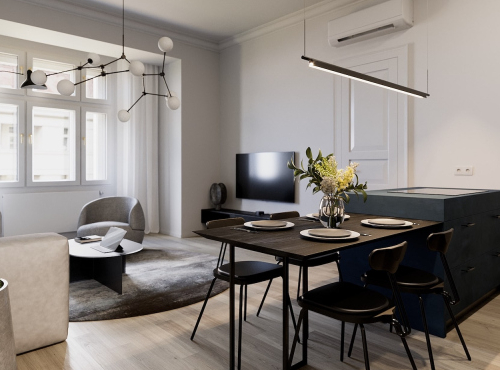 Sale - Elegant 2+kk apartment, Prague 10 - Vršovice