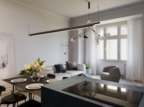 Elegant 2+kk apartment, Prague 10 - Vršovice