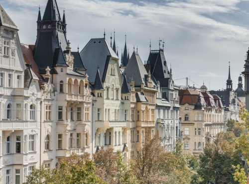 Pronájem - Luxusní byt 3+1 v secesním stylu, Praha 1 - Pařížská