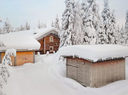 Zahraniční nemovitosti - Luxusní srub, Finsko-Kuusamo