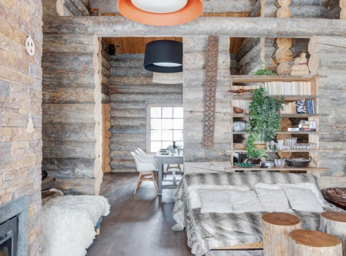 Zahraniční nemovitosti - Luxusní srub, Finsko-Kuusamo