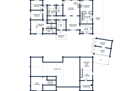 Zahraniční nemovitosti - Luxusní srub, Finsko-Kuusamo