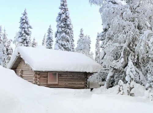 Zahraniční nemovitosti - Luxusní srub, Finsko-Kuusamo