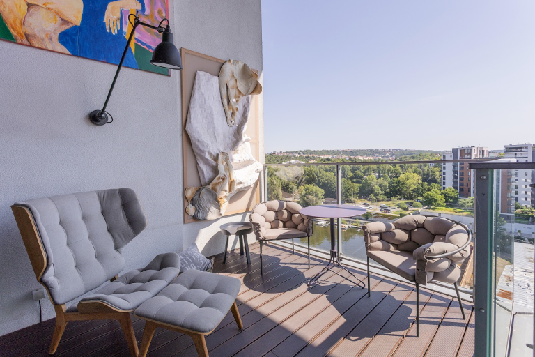 Design penthouse, Prague 7 - Holesovice