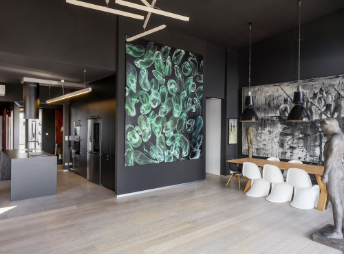 Designový penthouse, Praha 7 - Holešovice