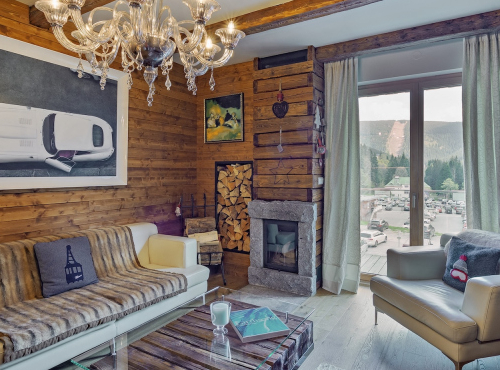 Mountain apartment with balcony, Špindlerův Mlýn - Medvědín