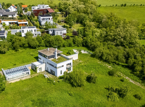 Building plot with villa for completion, Prague-West, Statenice