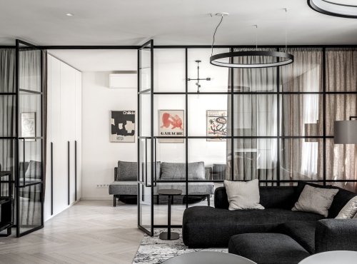 Prodej - Designový byt 4+kk s balkonem, Praha 2 - Vinohrady