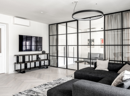 Prodej - Designový byt 4+kk s balkonem, Praha 2 - Vinohrady