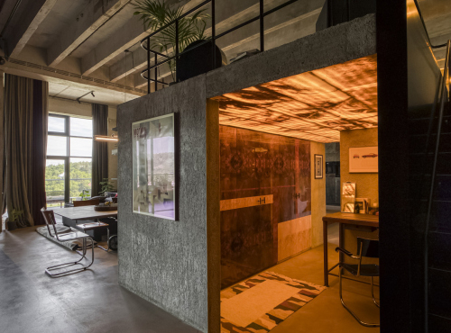 Prodej - Moderní loftový byt s autovýtahem, Praha 12 - Modřany