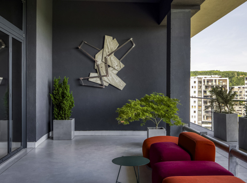 Prodej - Moderní loftový byt s autovýtahem, Praha 12 - Modřany