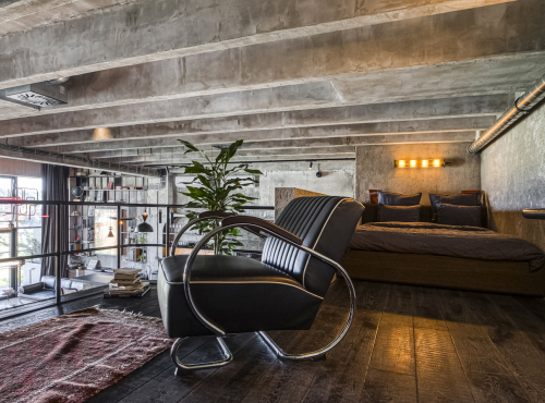 Prodej - Moderní loftový byt s autovýtahem, Praha 12 - Modřany