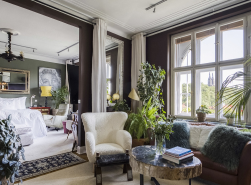 Luxusní penthouse se střešní terasou, Praha 2 - Nové Město