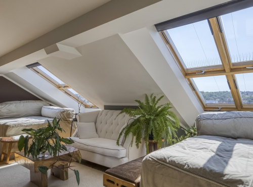 Pronájem - Luxusní penthouse se střešní terasou, Praha 2 - Nové Město