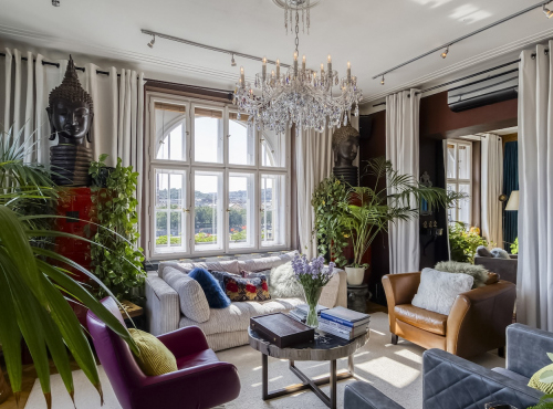 Luxusní penthouse se střešní terasou, Praha 2 - Nové Město