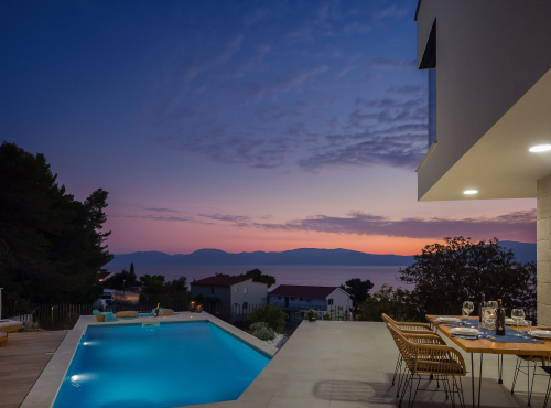 Zahraniční nemovitosti - Villa Allurea s výhledem na moře, Chorvatsko - Makarská