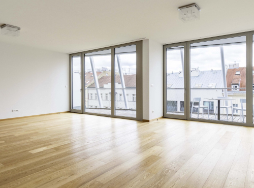 Pronájem - Velkorysý byt 4+kk s terasou, Praha 5 - Smíchov