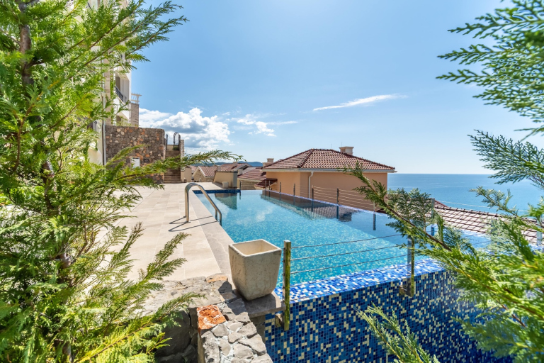 Elegantní apartmán s výhledem na moře, Černá Hora - Lustica Bay