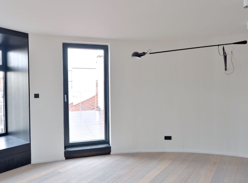 Pronájem - Luxusní střešní apartmán, Praha 3 - Jiřího z Poděbrad