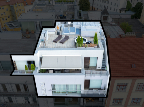 Sale - Duplex apartment 4+kk, Prague 3 - Žižkov