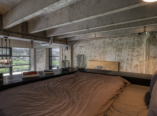 Sale - Stylish loft in the Vanguard residence, Prague 12 - Modřany