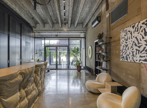 Sale - Stylish loft in the Vanguard residence, Prague 12 - Modřany