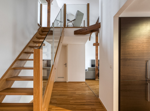 Pronájem - Mezonetový byt 5+kk, Praha 2 - Vinohrady