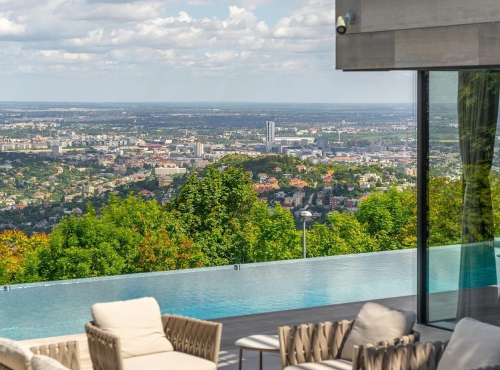 Zahraniční nemovitosti - Moderní vila s panoramatickým výhledem, Budapešť - Maďarsko